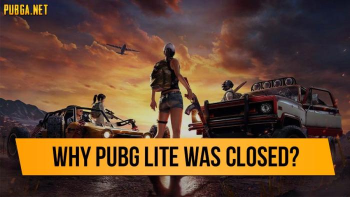 why pubg lite was closed